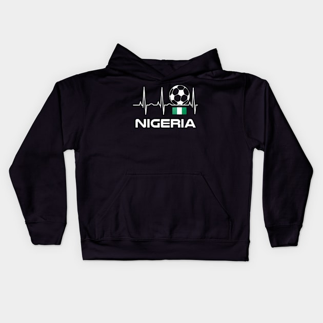 Nigeria Soccer Jersey  Nigerian Football Jersey Kids Hoodie by vulanstore